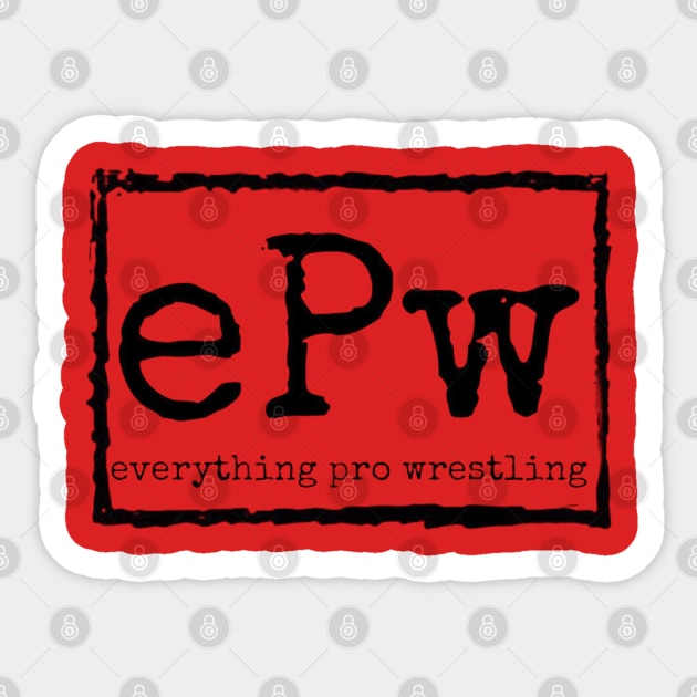 EPW Boxed Black Logo Sticker by EPW